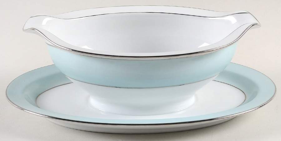 Serenity Gravy Boat with Attached Underplate by Zylstra-1