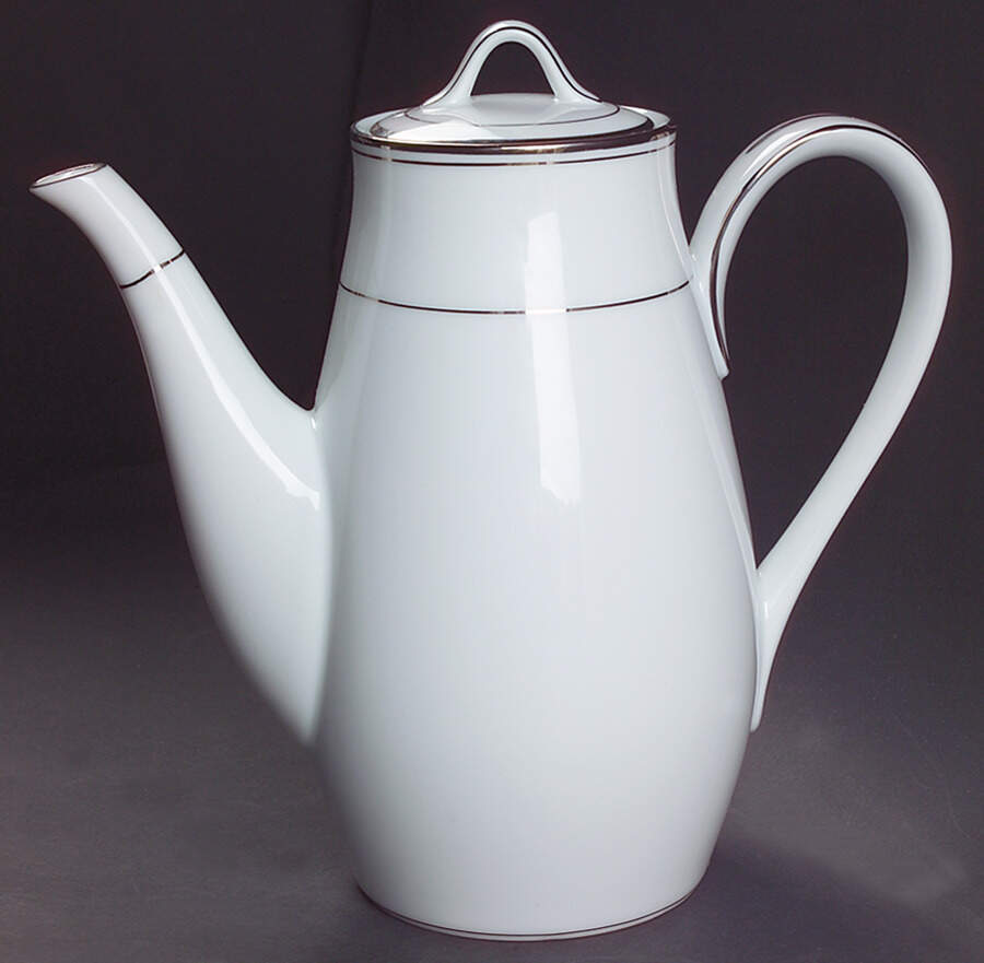 Silver Ecstasy Coffee Pot & Lid by Zylstra-1