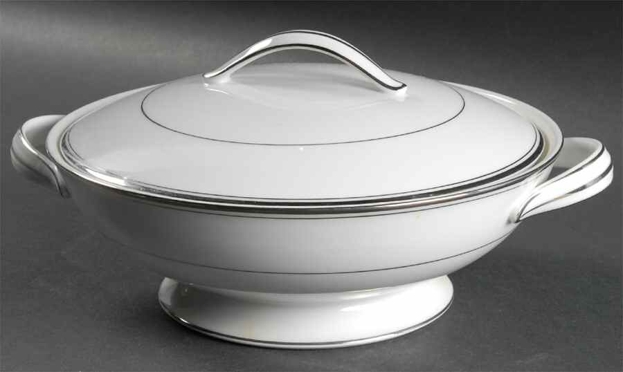 Silver Ecstasy Round Covered Vegetable by Zylstra-1