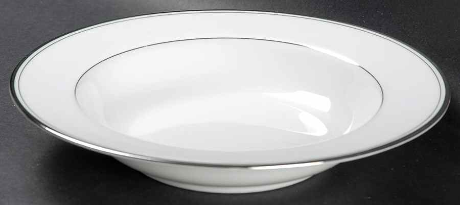 Silver Ecstasy Rim Soup Bowl by Zylstra-1