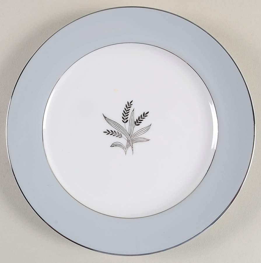 Silver Wheat Salad Plate by Zylstra-1