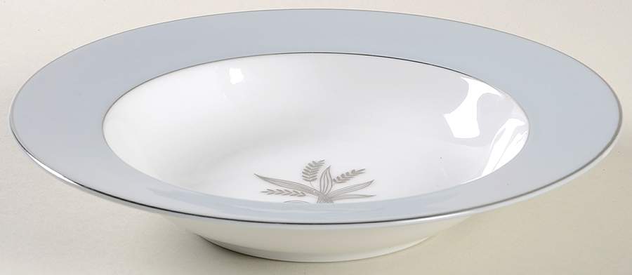 Silver Wheat Rim Soup Bowl by Zylstra-1