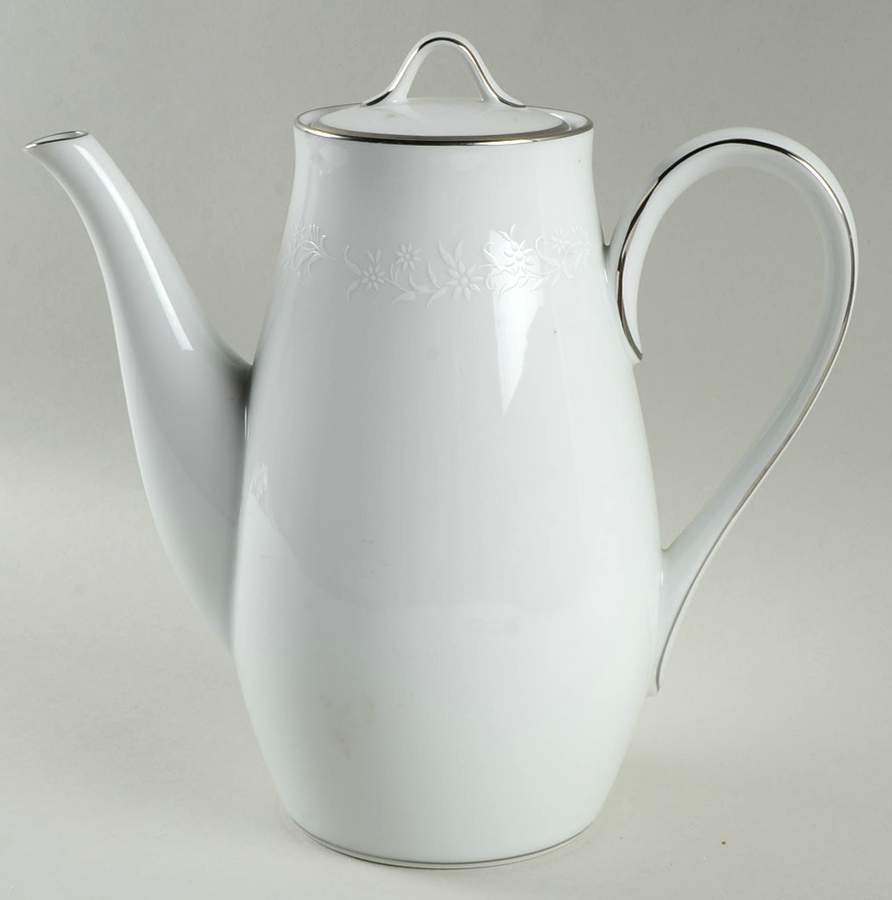 Snow Flower Coffee Pot & Lid by Zylstra-1