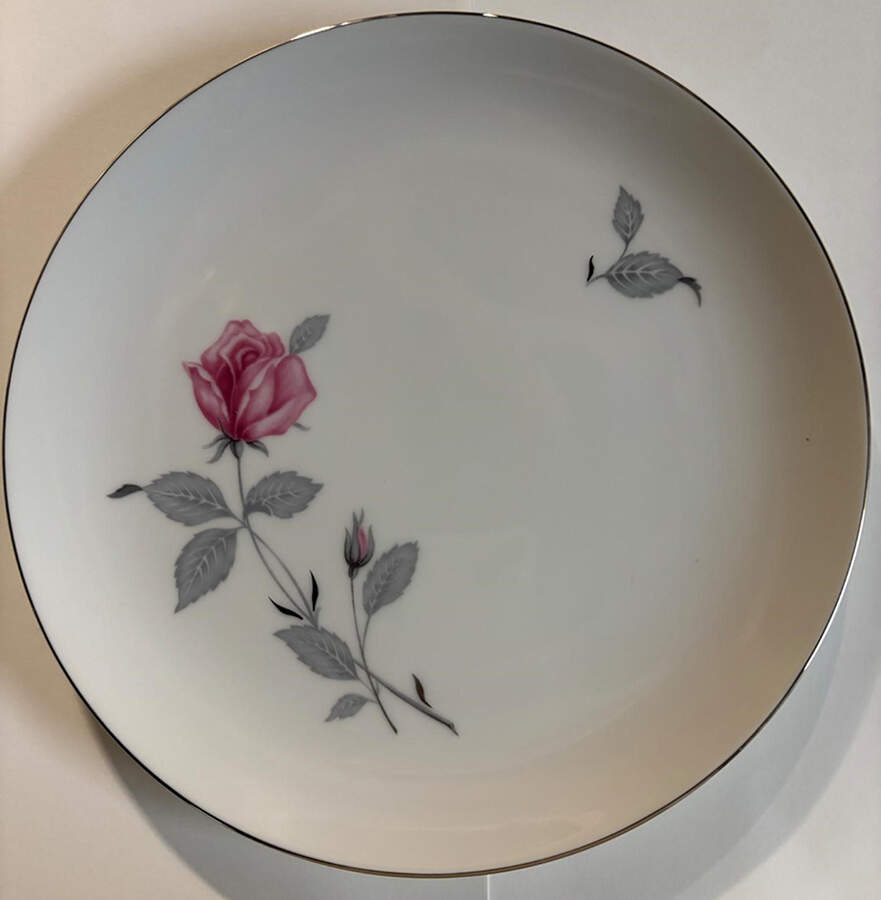 Zylstra Rose (Coupe, Japan) Luncheon Plate by Zylstra-1
