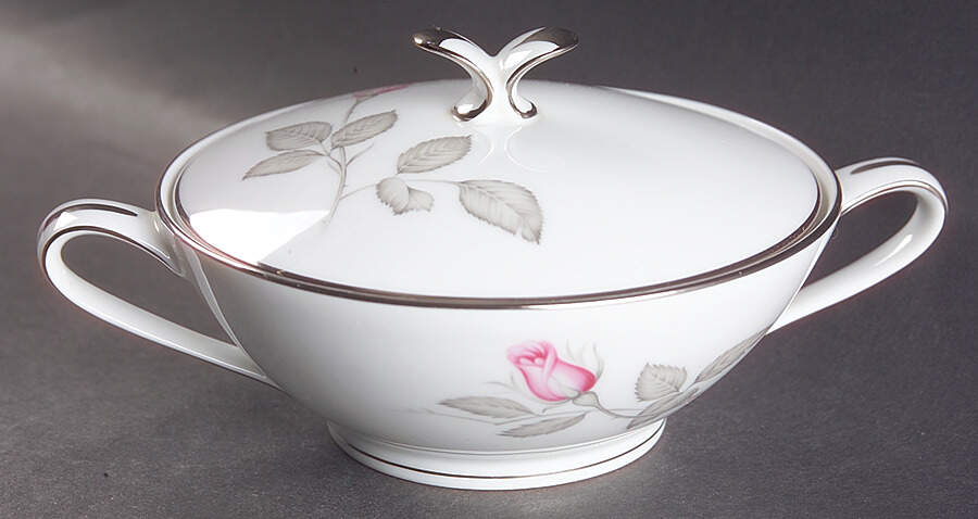 Zylstra Rose (Coupe, Japan) Sugar Bowl & Lid by Zylstra-1