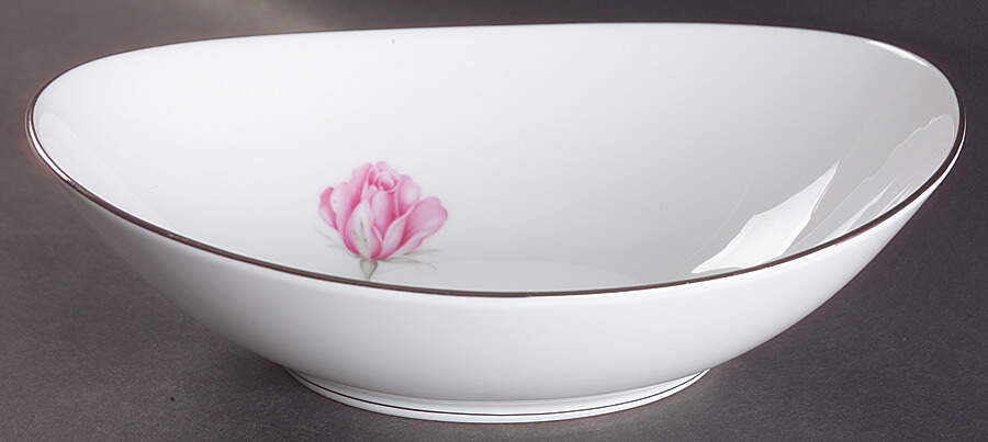 Zylstra Rose (Coupe, Japan) 10" Oval Vegetable Bowl by Zylstra-1