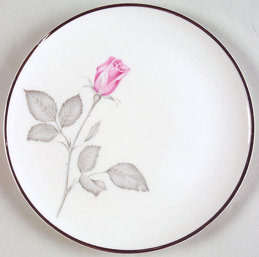 Zylstra Rose (Coupe, USA, Cream) Bread & Butter Plate by Zylstra-1
