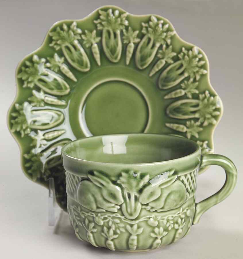 Brier Patch Flat Cup & Saucer Set by Zrike-1