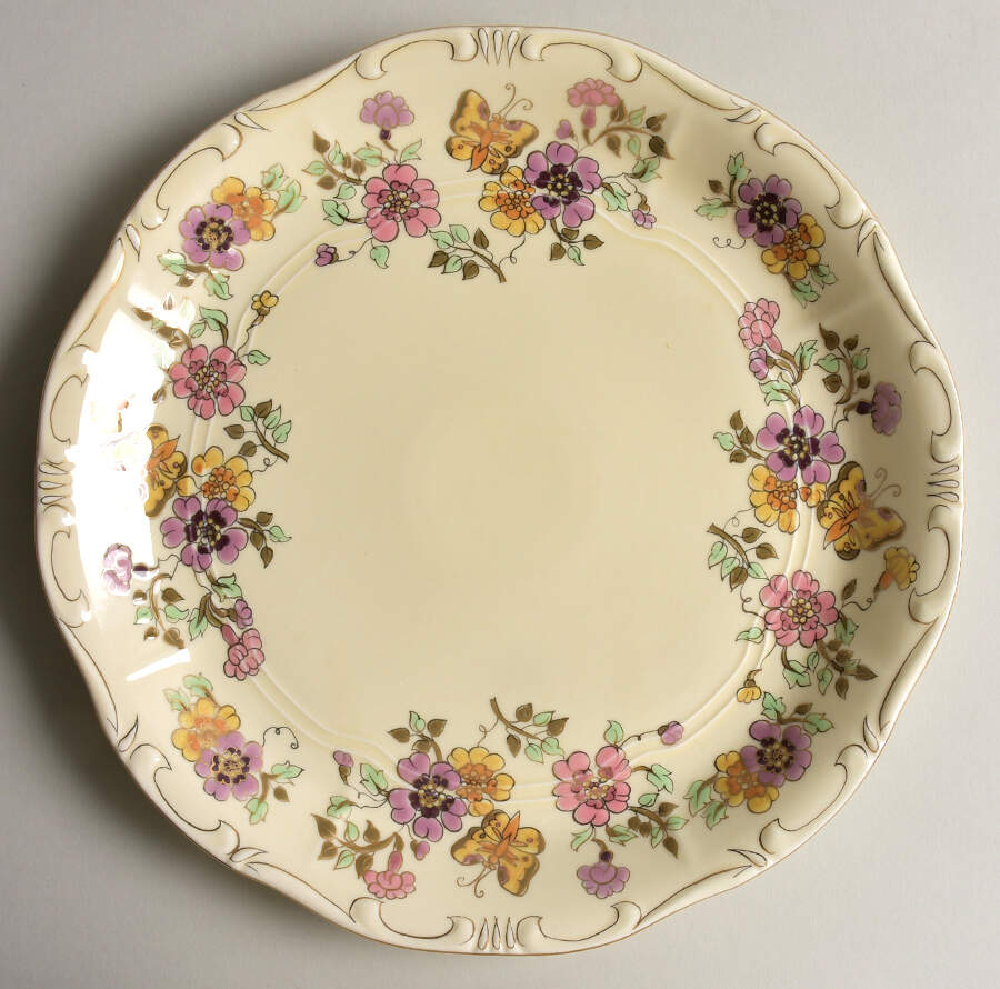 ZSO2 11" Chop Plate (Round Platter) by Zsolnay-1