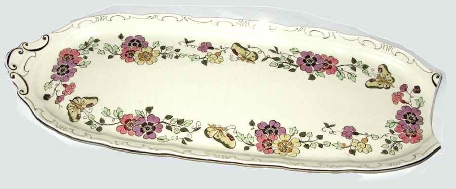 ZSO2 Large Sandwich Tray by Zsolnay-1
