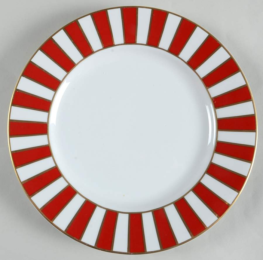 Martinique Red Dinner Plate by Zrike-1