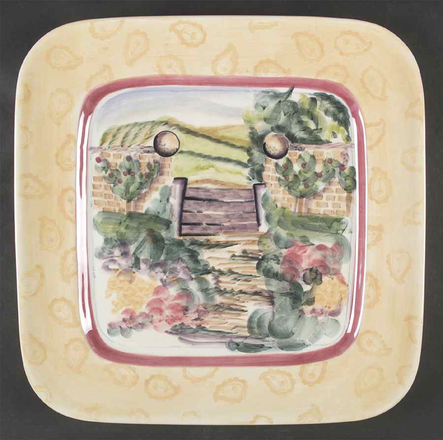 Estate of Mind 16" Square Serving Platter by Zrike-1