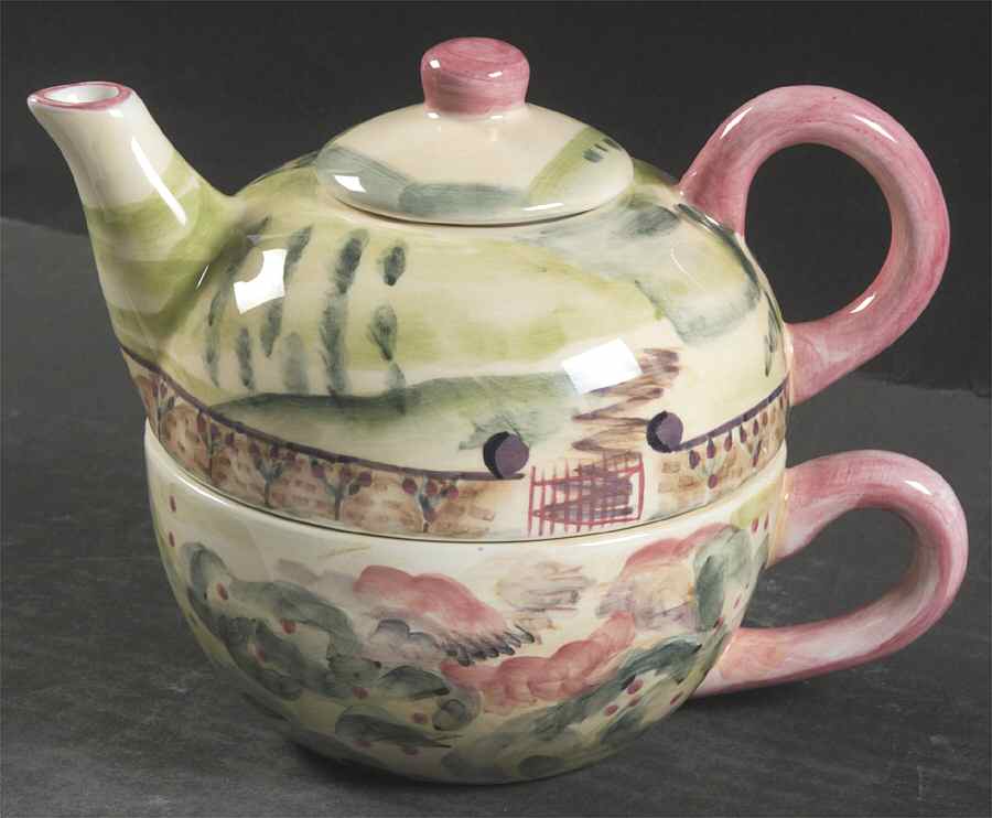 Estate of Mind Individual Teapot & Lid with Cup by Zrike-1