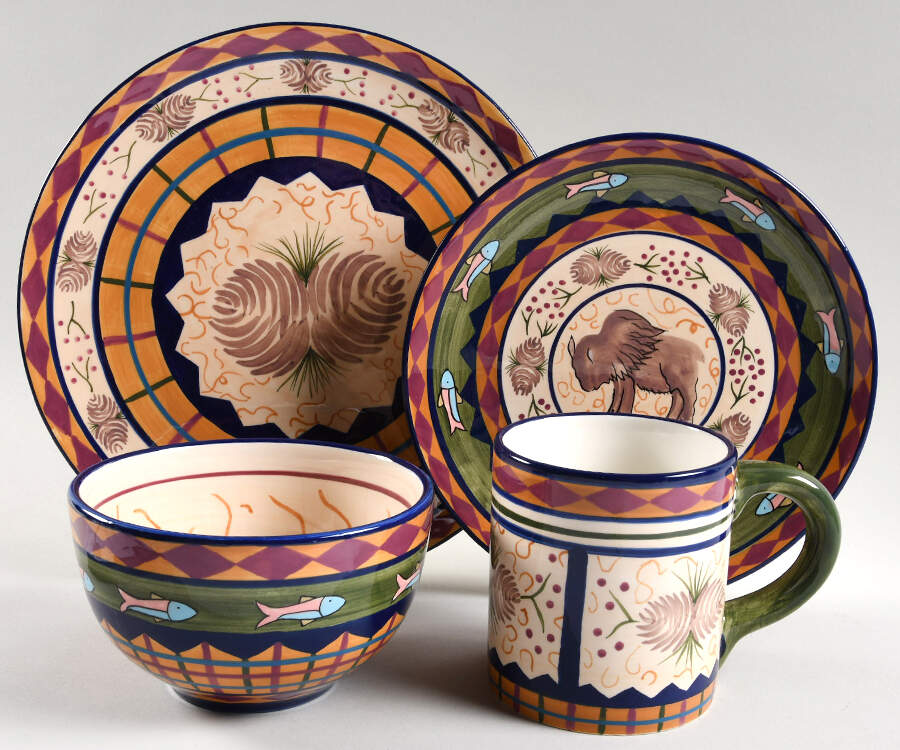 Field & Stream 4 Piece Place Setting by Zrike-1