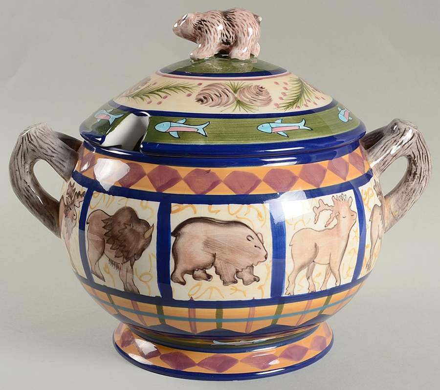 Field & Stream Tureen &  Lid by Zrike-1