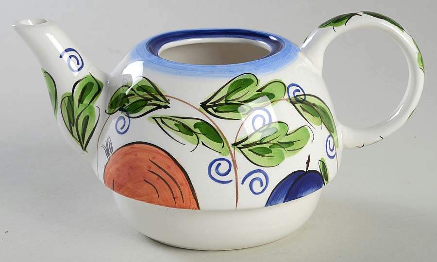 Amalfi Individual Teapot with Cup Teapot No Lid by Zrike-1