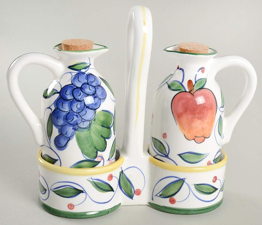 Algarve Vinegar and Oil Tray Set by Zrike-1