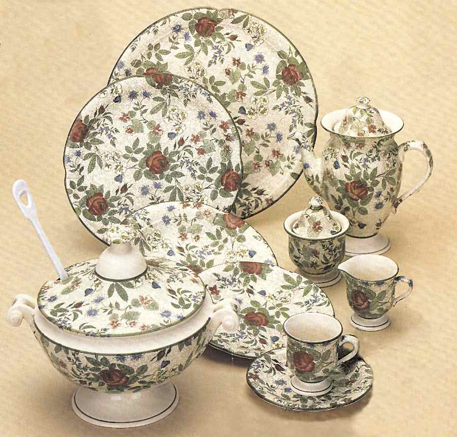 Rose Tureen & Lid w/Ladle by Georg Schmider-1