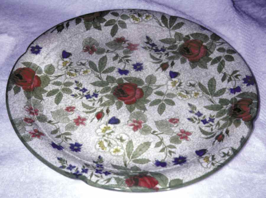 Rose Dinner Plate by Georg Schmider-1