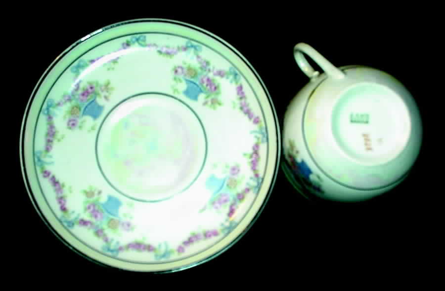 9791 Flat Cup & Saucer Set by Scherzer-1