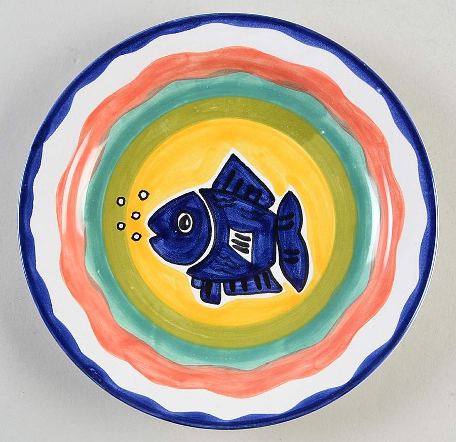 Nazare Salad/Dessert Plate by Zrike-1