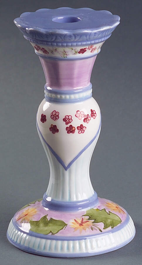 Meadow Bunny 7" Candlestick by Zrike-1