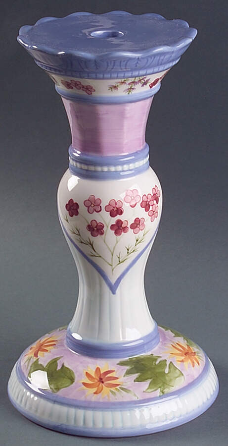 Meadow Bunny 11" Candlestick by Zrike-1