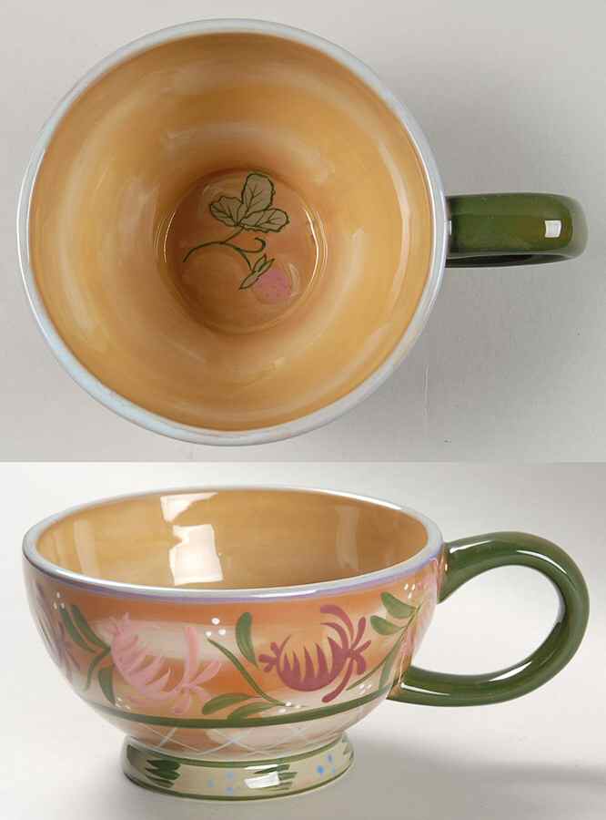 Chanticleer Cup for Individual Teapot & Lid with Cup by Zrike-1