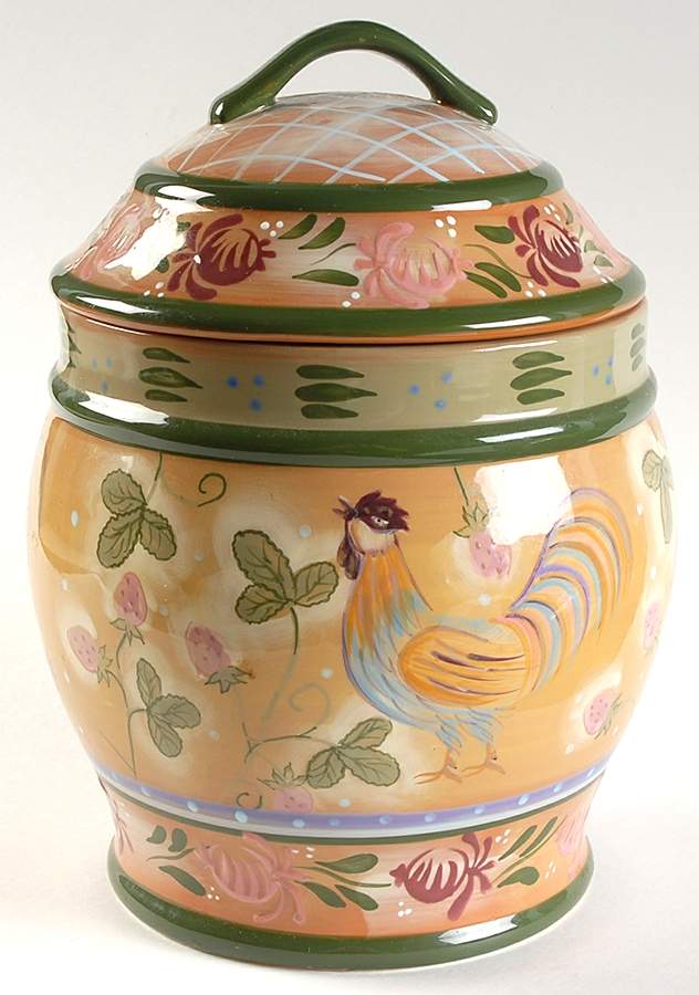 Chanticleer Large Canister & Lid by Zrike-1