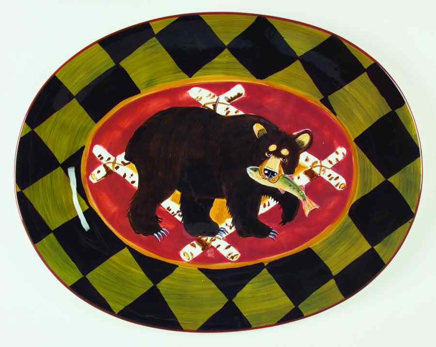 Outpost 19" Oval Serving Platter by Zrike-1