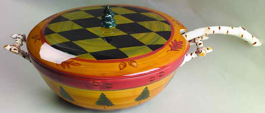 Outpost Tureen & Lid w/Ladle by Zrike-1