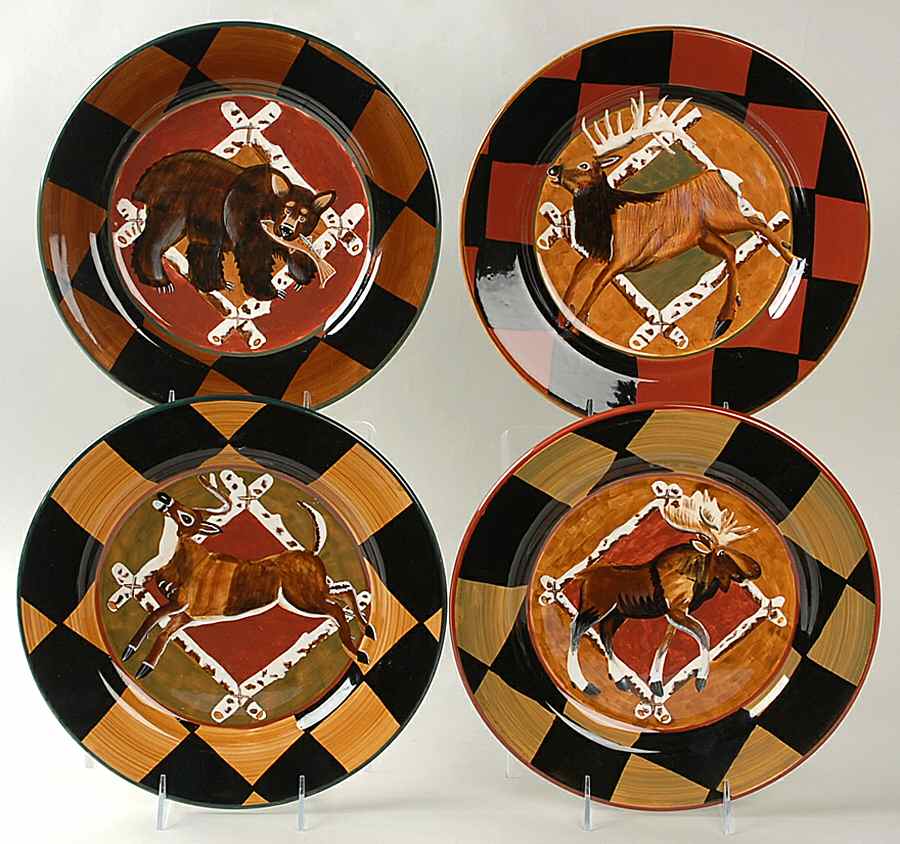 Outpost Dinner Plate - Set of 4 Motifs by Zrike-1