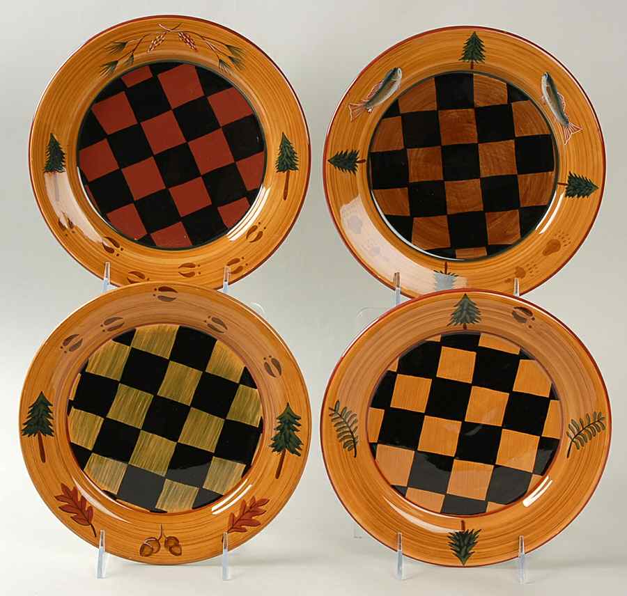 Outpost Salad/Dessert Plate - Set of 4 by Zrike-1