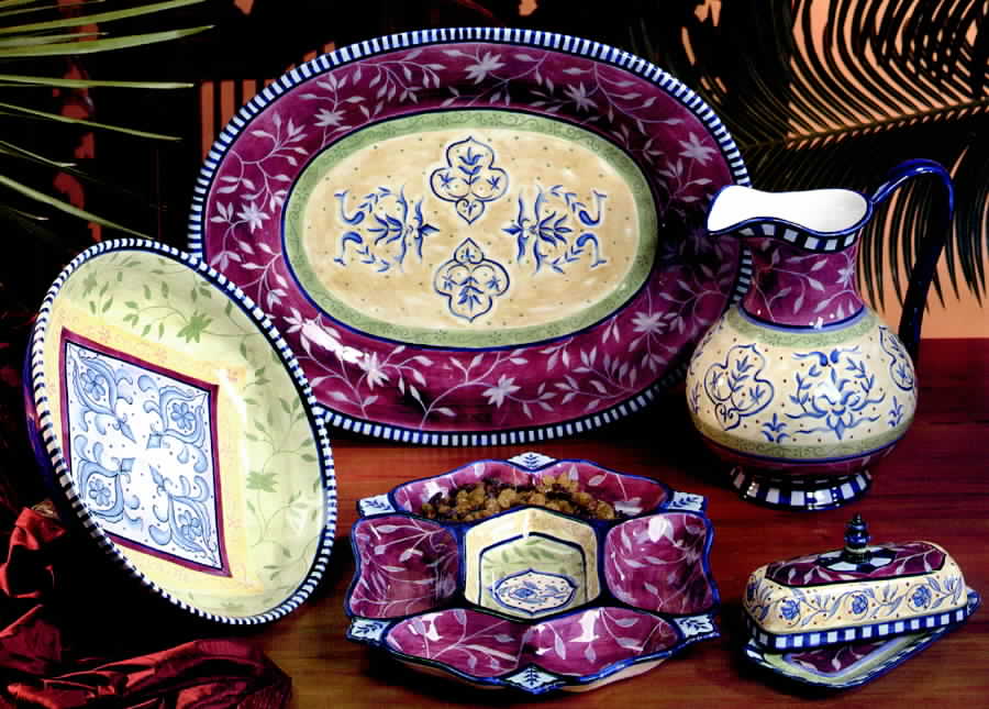 Marrakech 18" Oval Serving Platter by Zrike-1