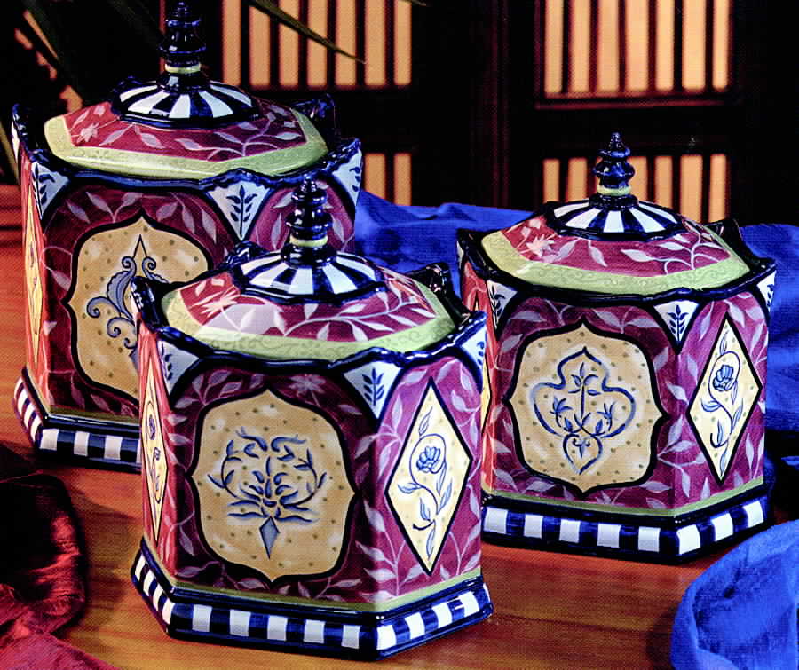 Marrakech Large Canister & Lid by Zrike-1