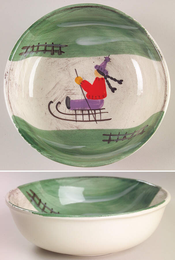 Winter Frolic Soup/Cereal Bowl by Zrike-1