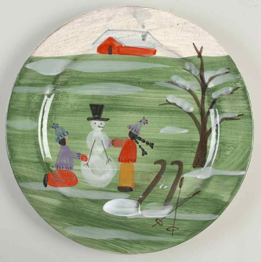 Winter Frolic Dinner Plate by Zrike-1