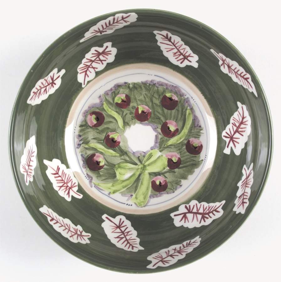 Holiday Estate of Mind 10" Large Salad Serving Bowl by Zrike-1