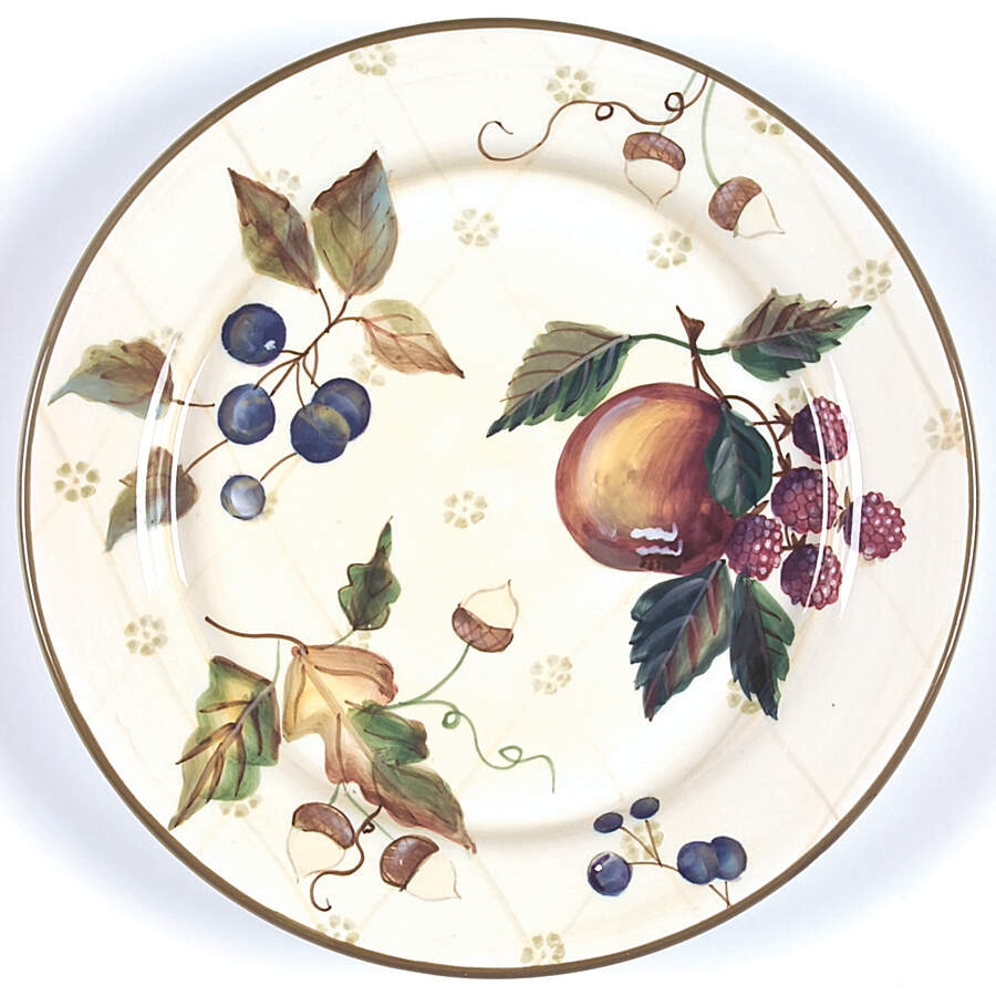 Garden Splendor Salad Plate by Zrike-1