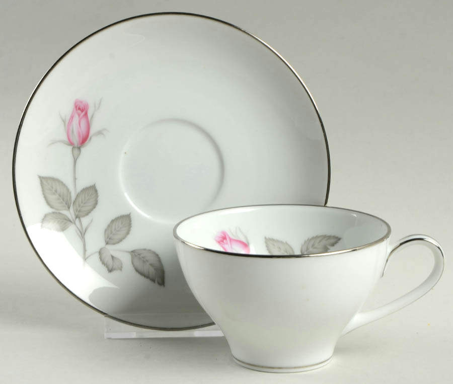 Zylstra Rose (Coupe, Japan) Flat Cup & Saucer Set by Zylstra-1