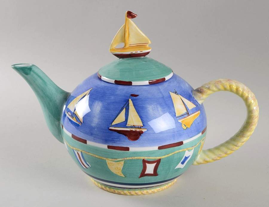 Maritime Collection Teapot & Lid by Zrike-1