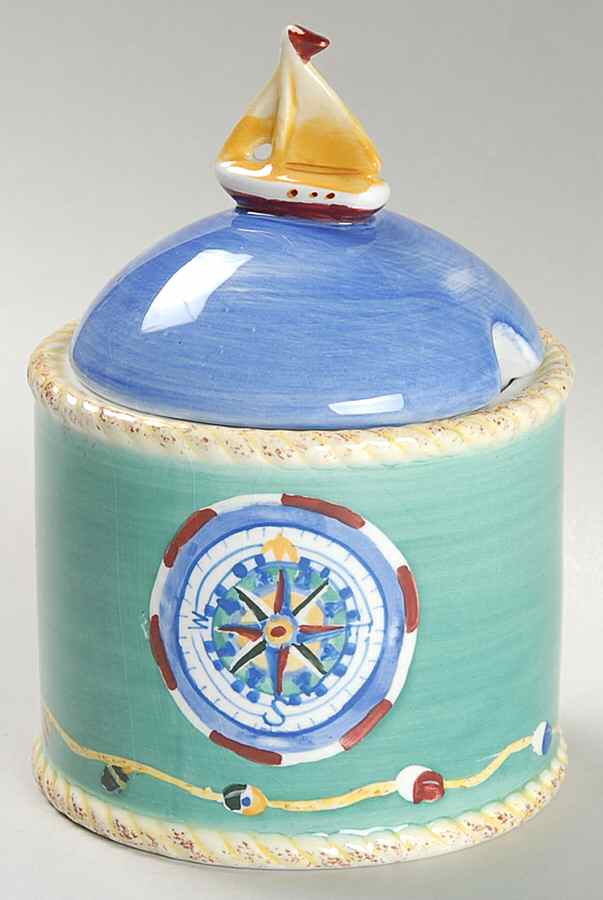 Maritime Collection Sugar Bowl & Lid by Zrike-1