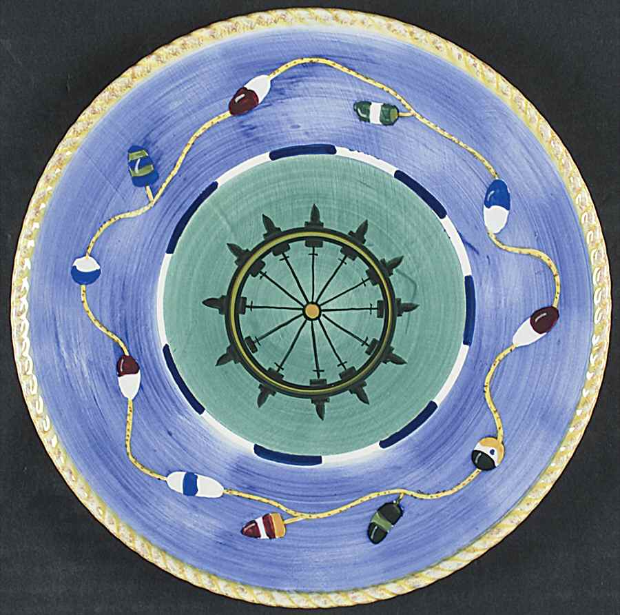 Maritime Collection Salad/Dessert Plate by Zrike-1