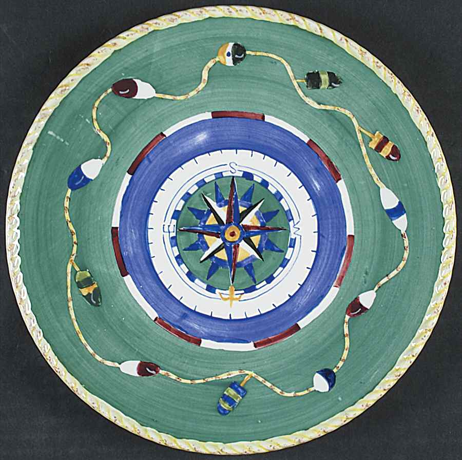 Maritime Collection Salad/Dessert Plate by Zrike-1