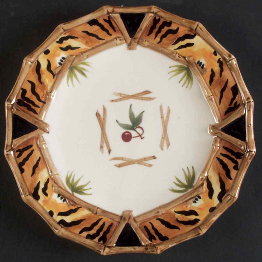 Bamboo Forest Salad/Dessert Plate by Zrike-1
