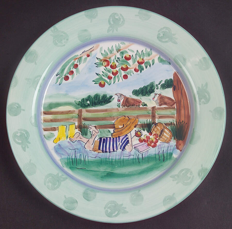 In The Garden Salad/Dessert Plate by Zrike-1
