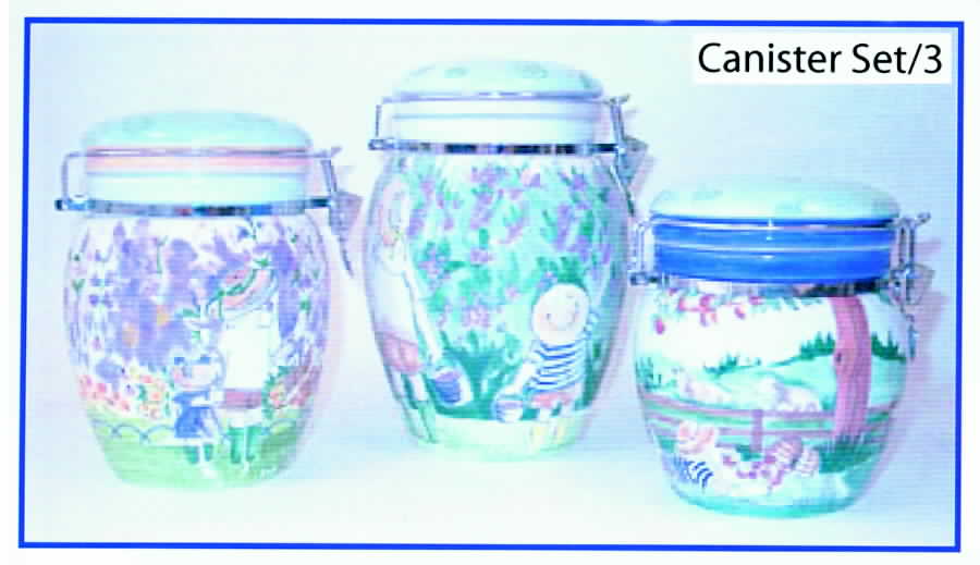 In The Garden (3 Piece) Canister Set (Box Set) by Zrike-1