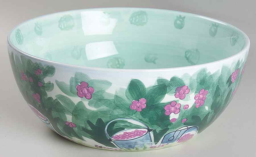 In The Garden 10" Round Vegetable Bowl by Zrike-1