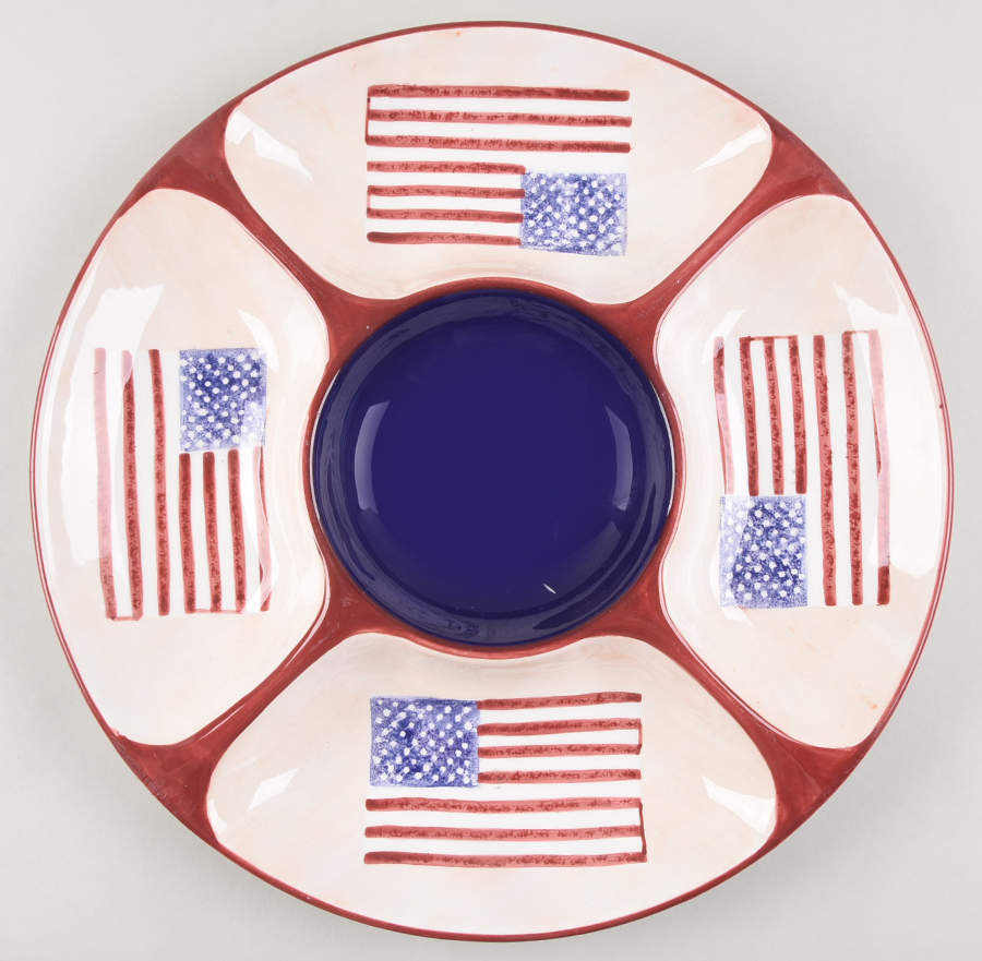We Pledge Allegiance 1 Piece Chip & Dip by Zrike-1