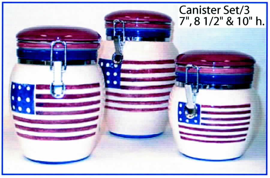 We Pledge Allegiance (3 Piece) Canister Set (Box Set) by Zrike-1